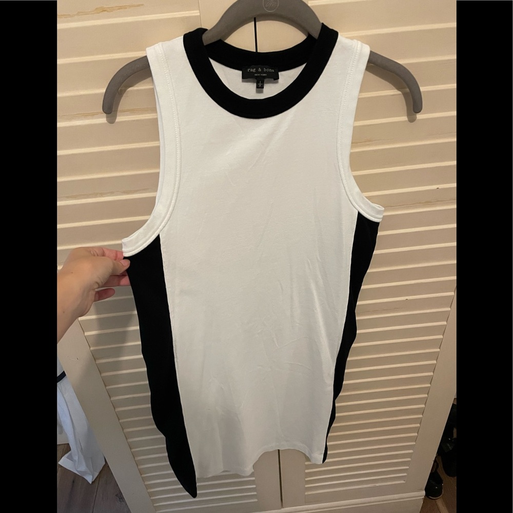 Rag and Bone white/black dress